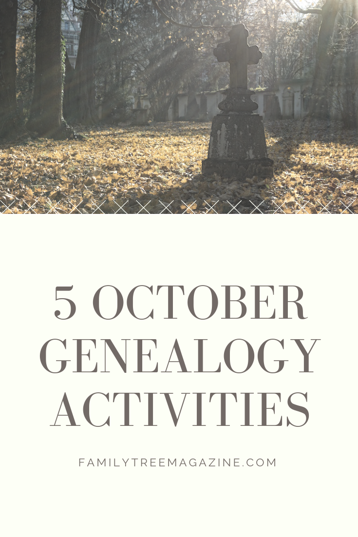 5 actividades genealógicas de otoño para octubre