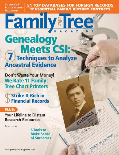 Revista Family Tree, abril de 2006, edición digital