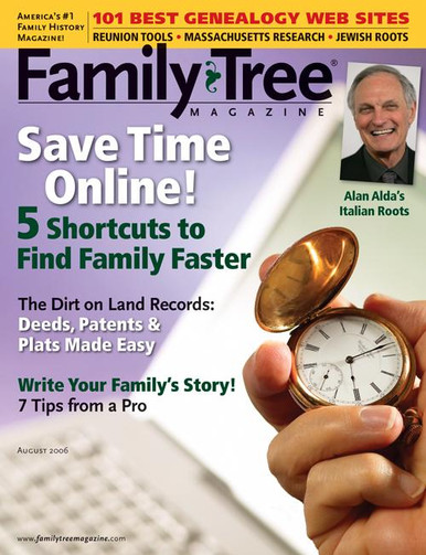 Revista Family Tree, agosto de 2006, edición digital